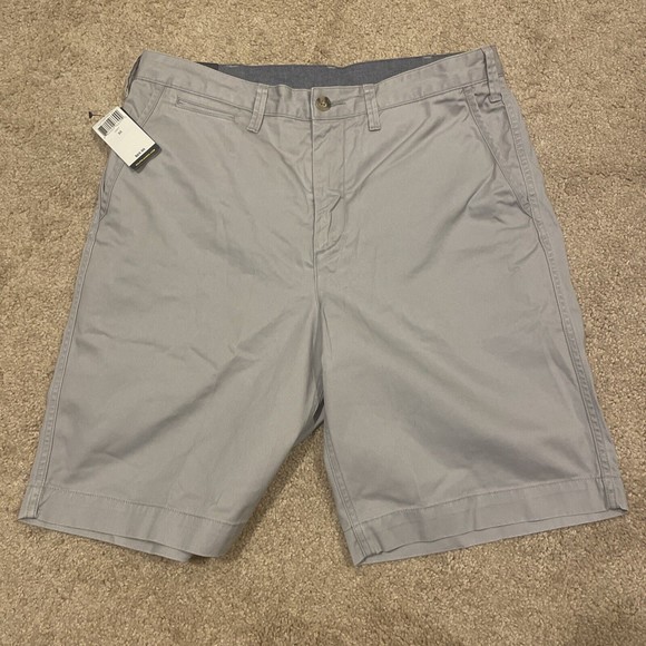 Men's POLO RALPH LAUREN Gray Chino Shorts NWT NEW Relaxed Fit 10" Size 33 - Picture 3 of 7